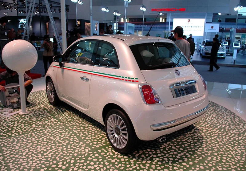 Авто Стайлинг итальянский флаг цвет талии автомобильные наклейки для FIAT 500C Bravo