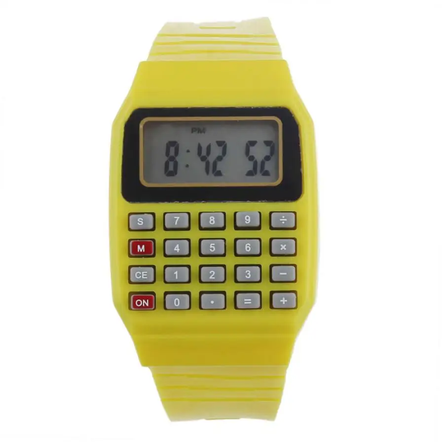 Детские часы reloj despertador цифровые светодиодные силиконовые Многоцелевые