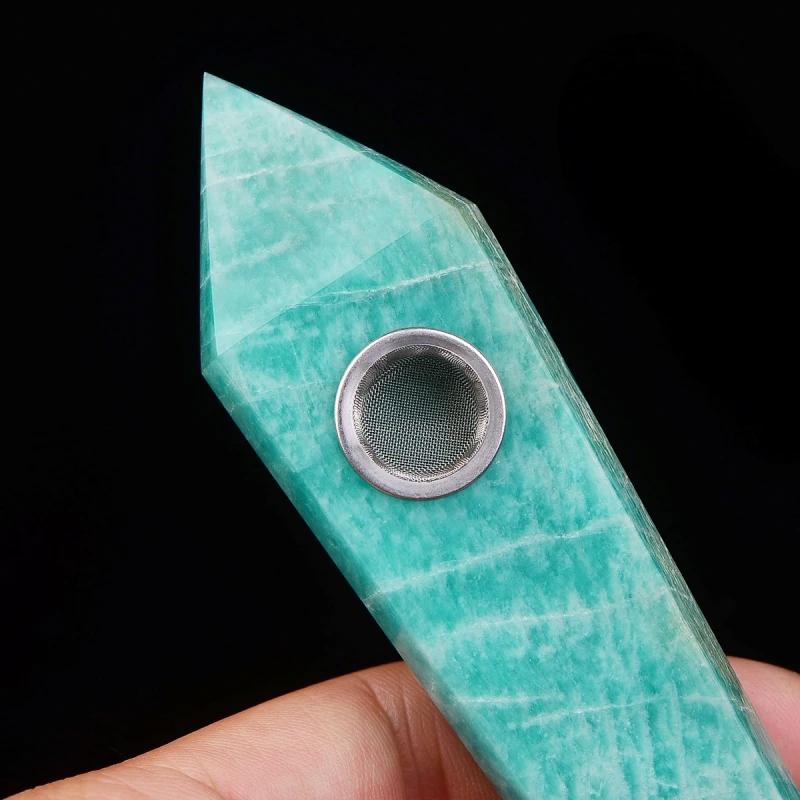 Оптовая продажа натуральный кристалл амазонита камень кварц волшебная палочка