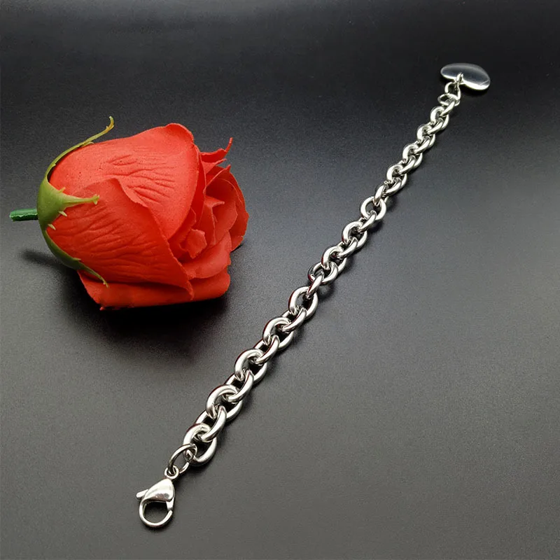 Новинка ювелирные изделия из нержавеющей стали браслет титановой с сердцем и