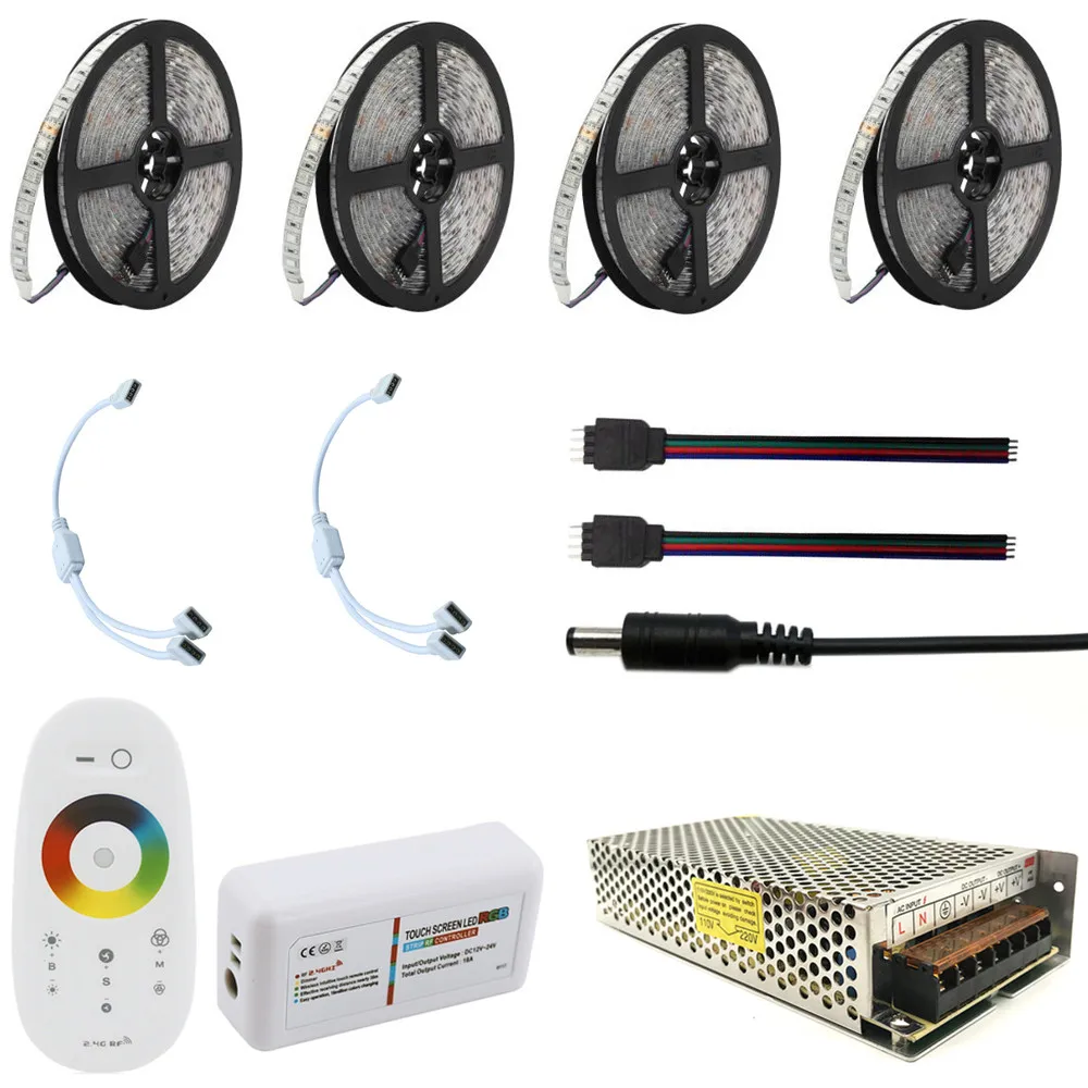 Светодиодная лента 5050 RGB RGBW RGBWW 12 В постоянного тока 5 м 10 20 м|Светодиодные ленты| |