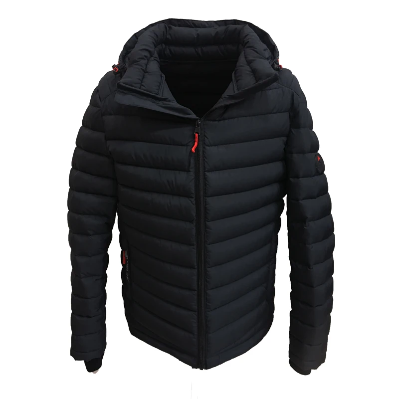 Мужская зимняя куртка с капюшоном цвет в ассортименте