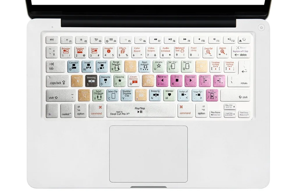 Чехол для клавиатуры Apple Final Cut Pro X с ярлыком и принтом MacBook Air Retina 13 &quot15&quot 17 &quotiMac
