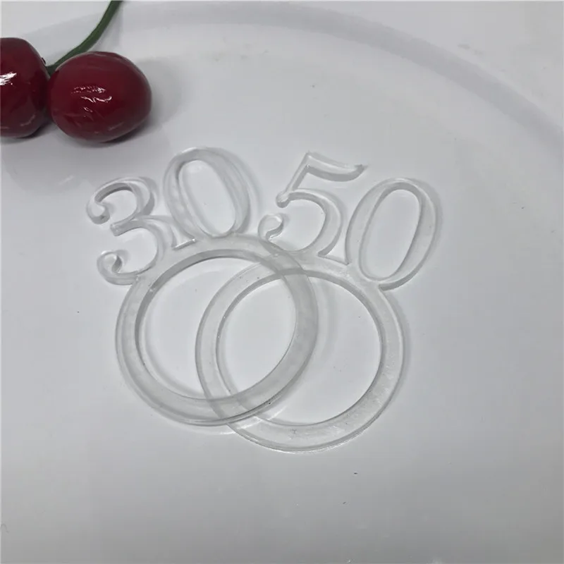 White 50 шт. Персонализированные Свадебные Кольца для салфеток на заказ дерево/акриловый Настольный держатель для салфеток деревенский Свадебный декор для рождественской вечеринки - Цвет: White