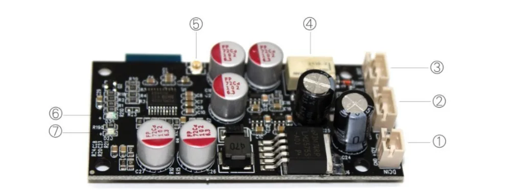QCC3003 Bluetooth 5,0 APTX HD DAC Bluetooth приемная плата с DAC PCM5102 декодирование аудио ATP-X HD 16 бит/48 кГц