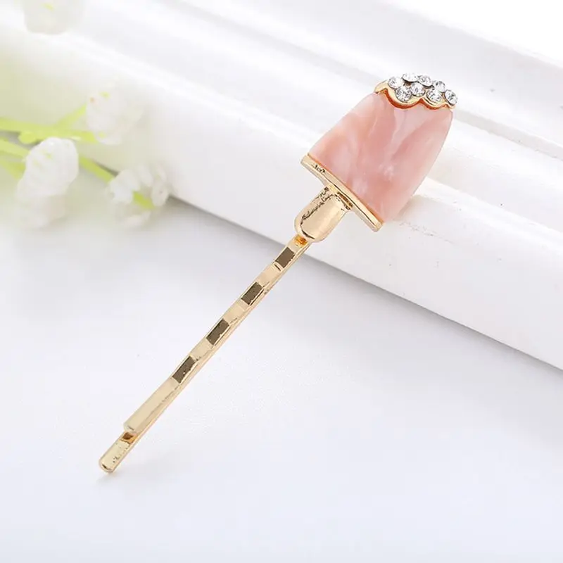 Креативная Милая волнистая шпилька в форме мороженого для женщин и девочек