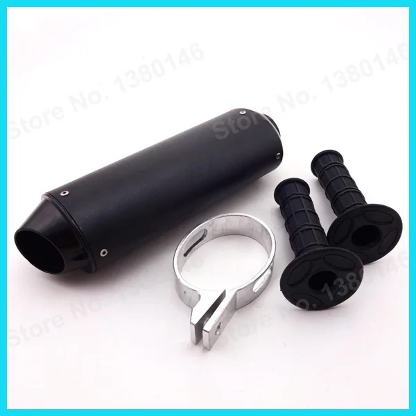 Ручки 22 мм + алюминиевый глушитель выхлопных газов 38 для CRF50 Thumpstar SSR 140cc 150cc 160cc