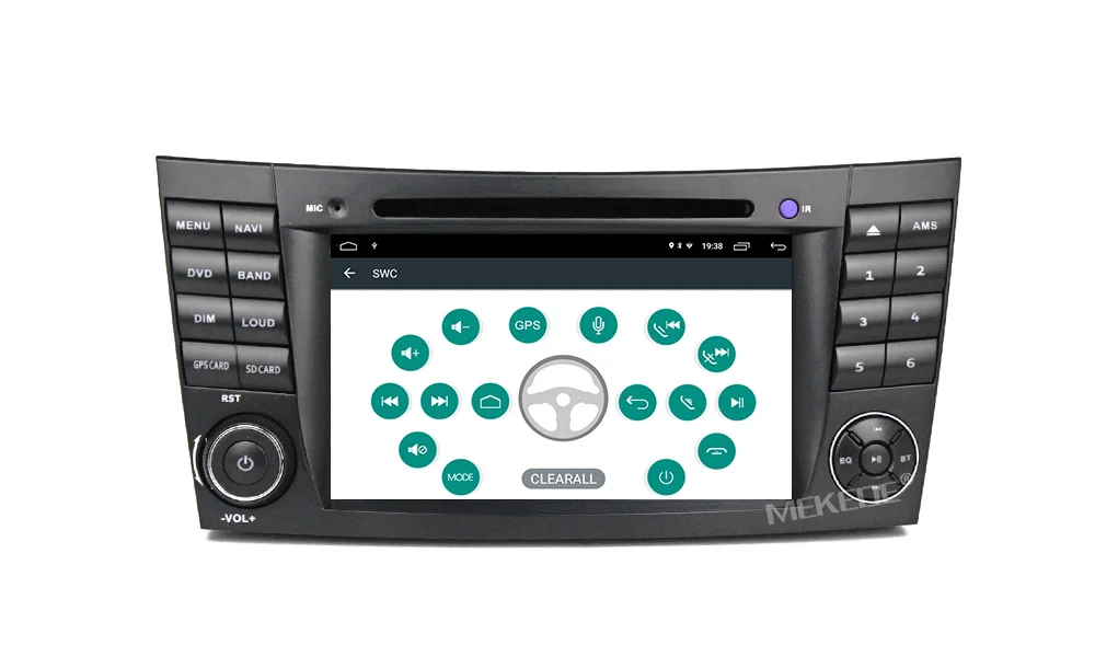 MEKEDE Два Din Автомобильный мультимедийный плеер Android 9,1 dvd-плеер для Mercedes/Benz/E-Class/W211/E300/CLK/W209/CLS/W219 gps радио