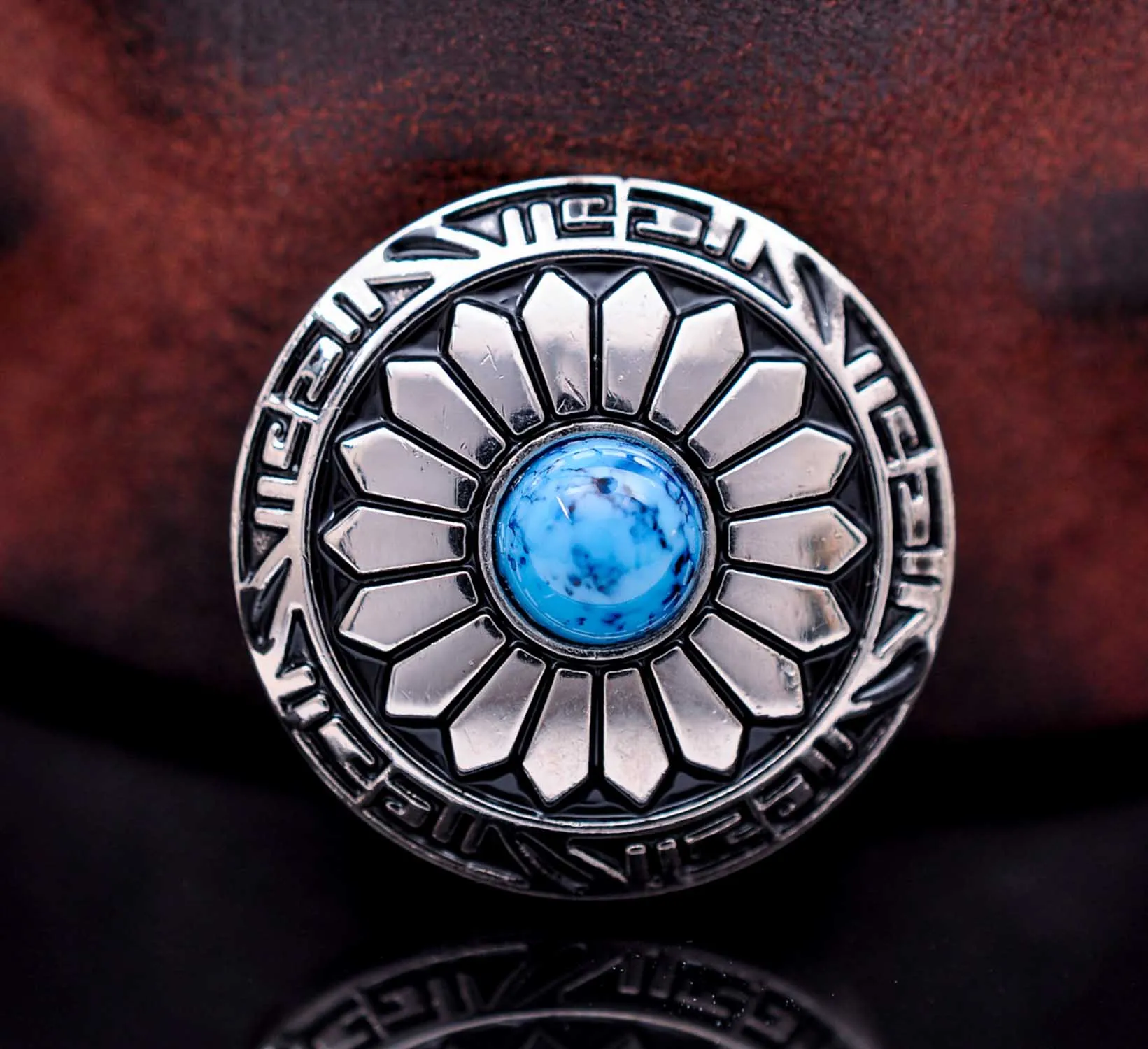 Бирюзовая сумка-кошелек для кожевенного ремесла 10 шт. 1 дюйм | Украшения и