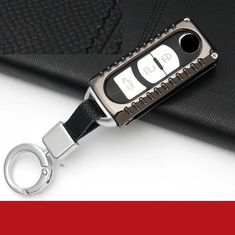 Чехол для ключей автомобиля из оцинкованного сплава для Mazda 2 3 6 Axela Atenza CX-5 CX5 CX-7 CX-9 кнопки Smart 2/3