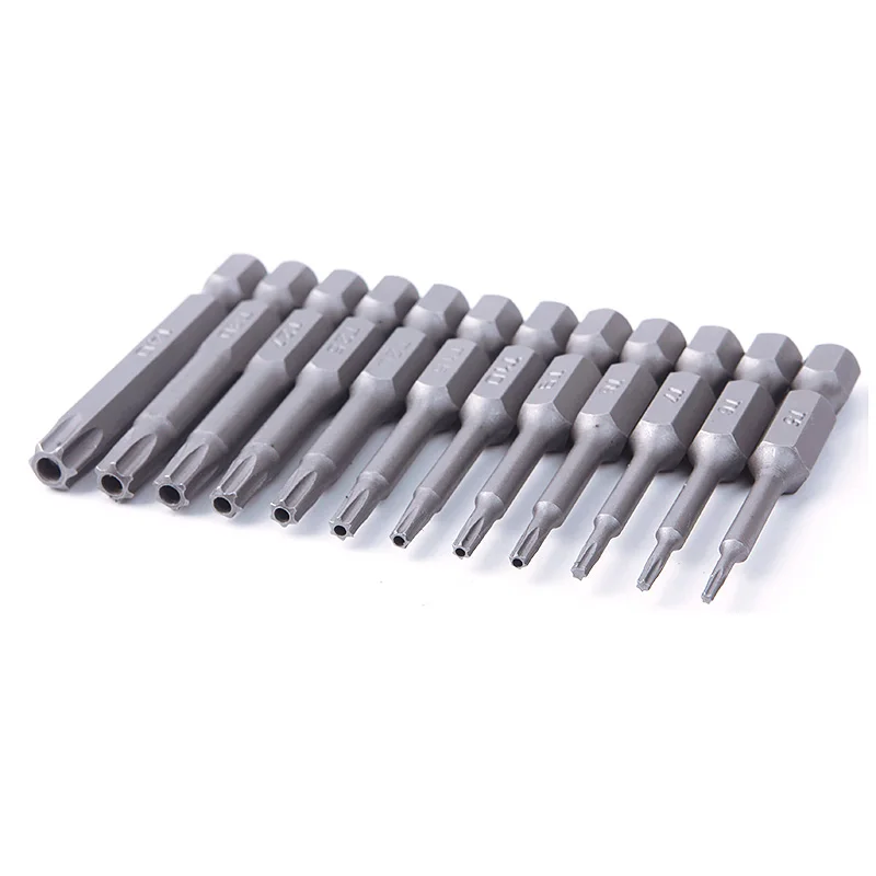 Полезный набор безопасных бит 12 шт./компл. отвертка с защитой от вскрытия сверло