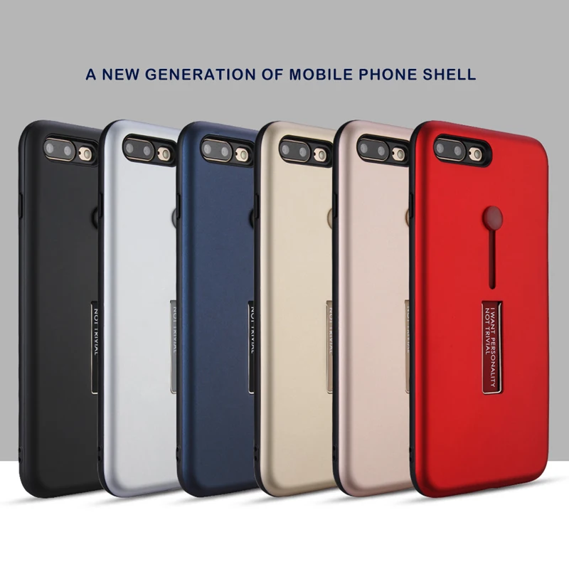 Case for i Phone X 7 8 Plus 6 s 5 5s se iPhone Silicone PC Shockproof Kickstand Cover 5se iPone |