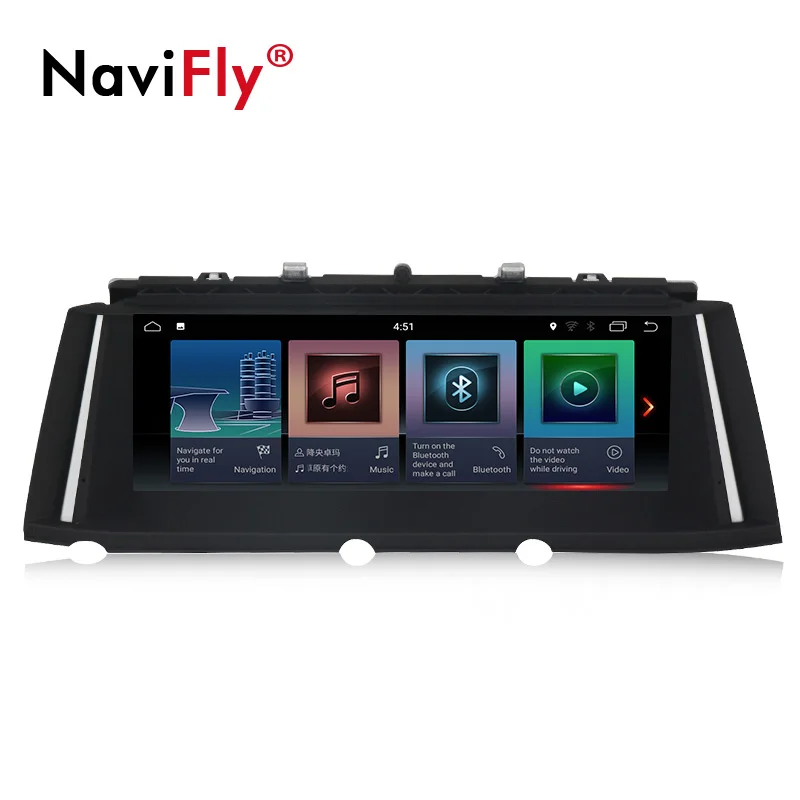 NaviFly 6 core Android 8.1 32G ROM car Audio gps navigator for BMW 7 series F01 F02 radio BT wifi 4G OBD2 | Автомобили и