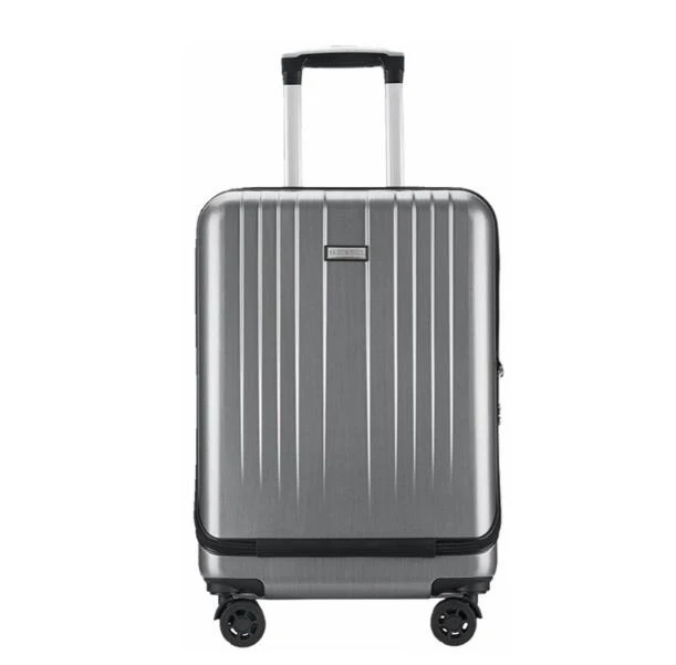 silver CARRYLOVE 2" дюймовый Спиннер багаж чемодан для путешествия Сумка на колесиках - Цвет: silver