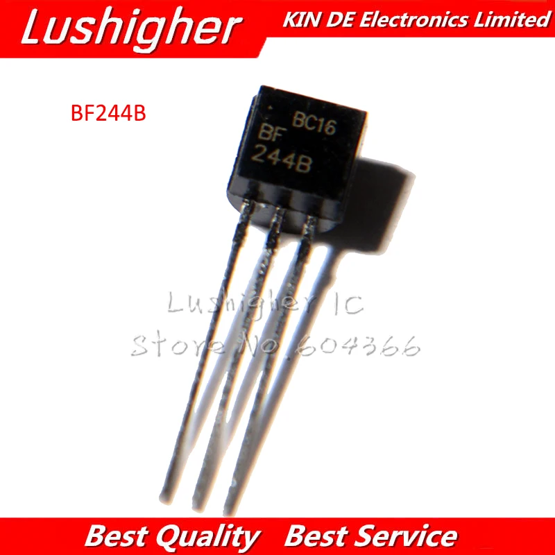 100 шт. BF244B BF244 TO92 244|Интегральные схемы| |