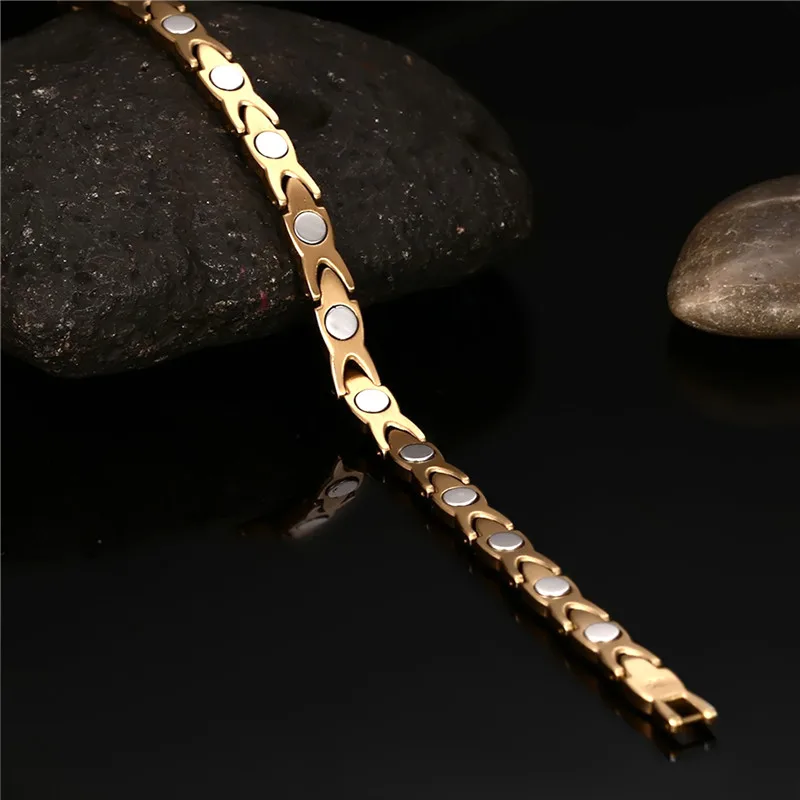 Женский браслет Boniskiss ювелирные изделия с магнитным браслетом из нержавеющей