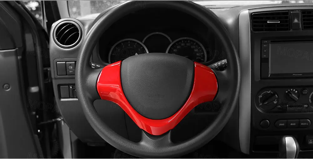 MOPAI ABS автомобильный внутренний руль u-образная декоративная крышка ободок для Suzuki Jimny- автомобильные аксессуары Стайлинг