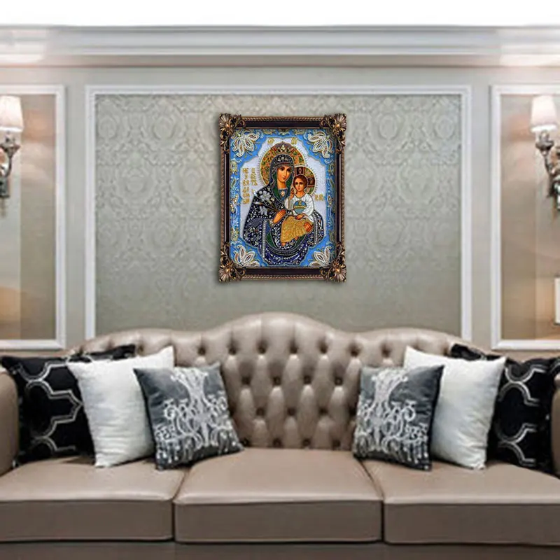 Вышивка крестиком сделай сам алмазная живопись религиозная религия мозаика