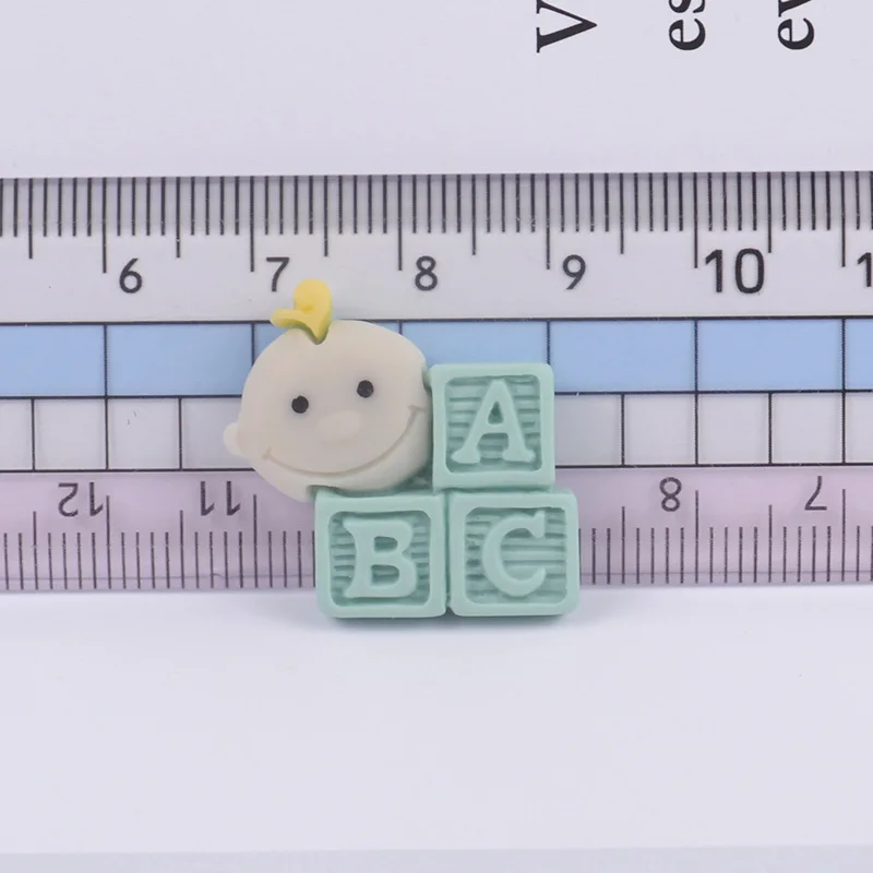 10 шт плоские резиновые кабошоны милые детские украшение душевой кабины DIY Скрапбукинг рукодельные украшения для волос лук аксессуары для телефонов