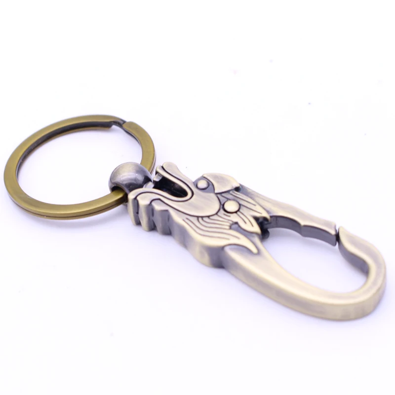 

dragon keychain key ring bronze waist hanging key chain key holder creative sleutelhanger chaveiro llaveros hombre