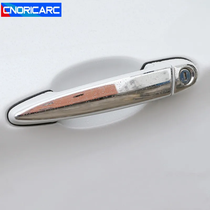

Car Door Handles Decorative Cover Trim Sticker For BMW F30 F20 E70 E71 E84 F25 F26 Exterior Doorknob Stainless Steel Strips