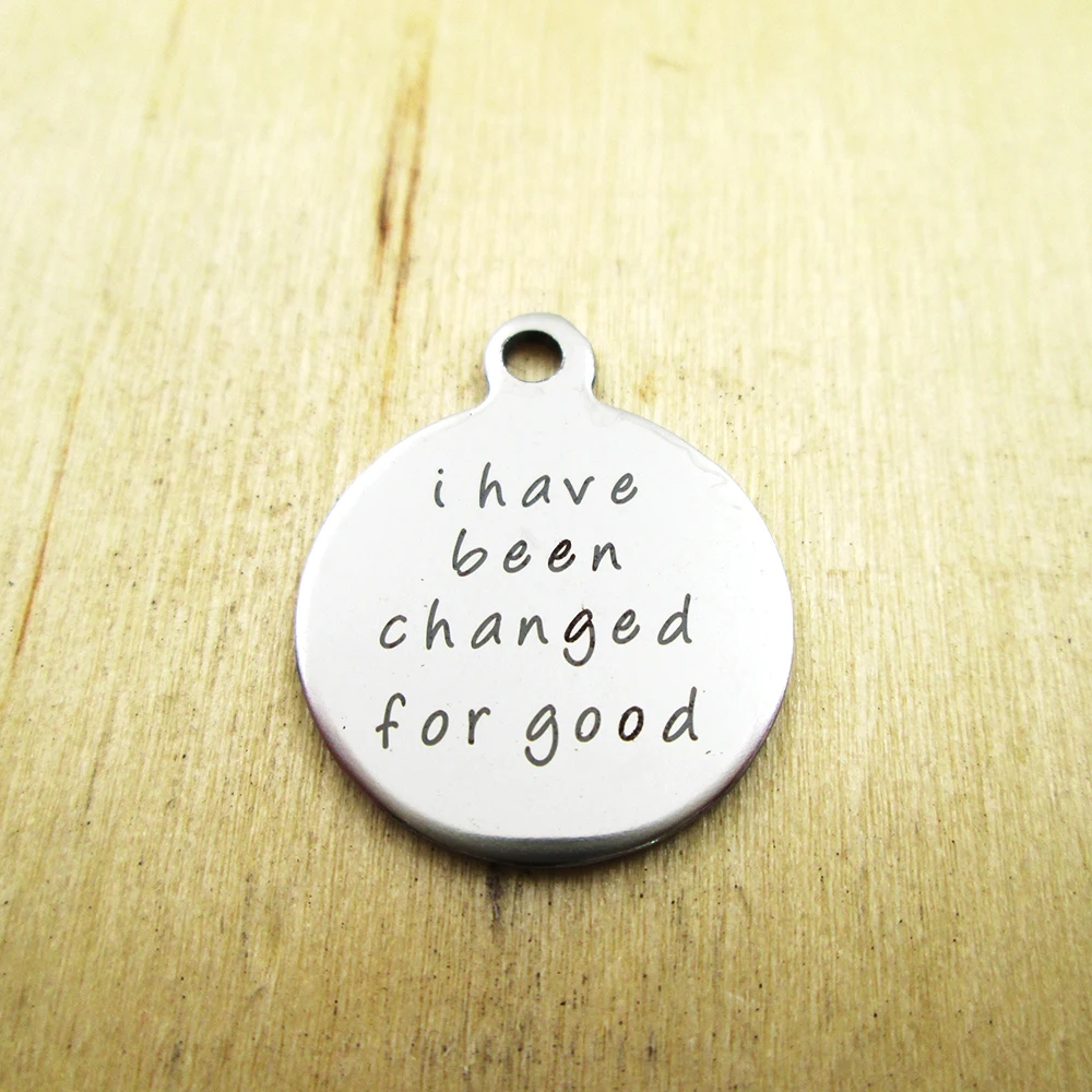 10 шт./лот-I были заменены на хорошие подвески из нержавеющей стали с лазерной