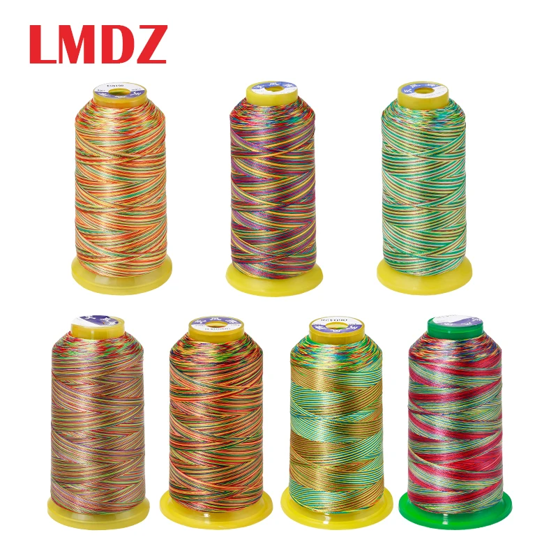 LMDZ 1 шт. 150D/3 Радужная цветная швейная нить ручная стеганая вышивка для шитья
