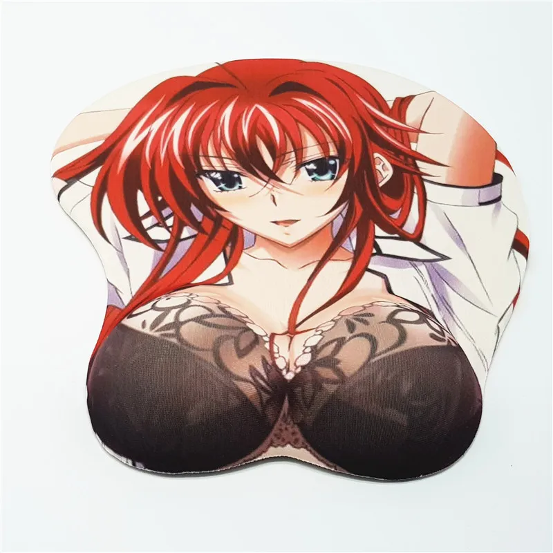 Highschool DXD Rias Gremory сексуальный большой мягкий 3D игровой коврик для мыши H2.8cm