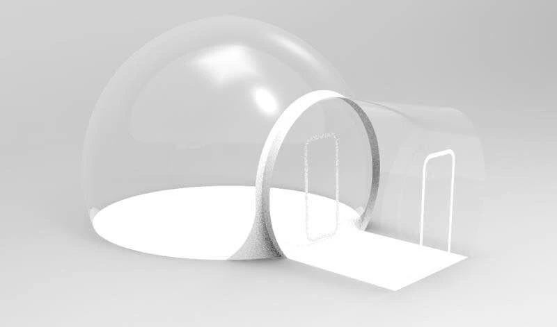 0,8 мм ПВХ надувной прозрачный тент хорошее шоу igloo палатка для парка цена надувной прозрачный тент для продажи