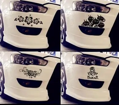 Автомобильные царапины защита от царапин задний и передний бамперы наклейки для