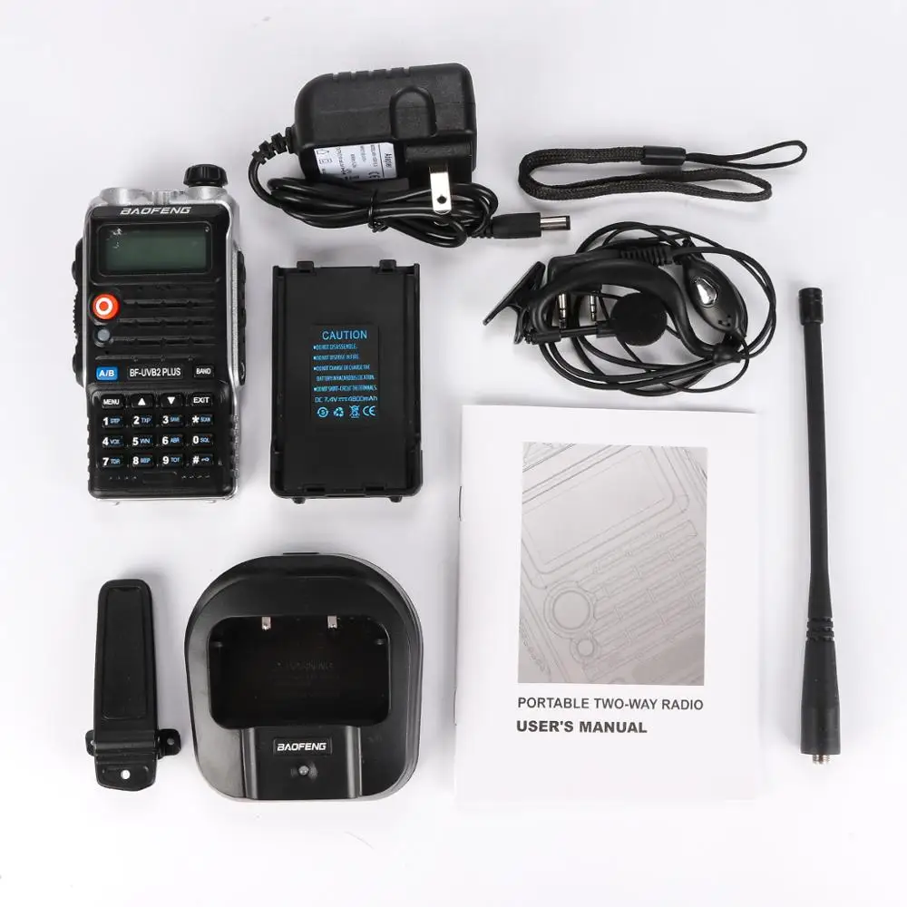 Рация Baofeng UVB2plus Двухчастотная двухканальная CB Беспроводная портативная UV5R 128CH 5W