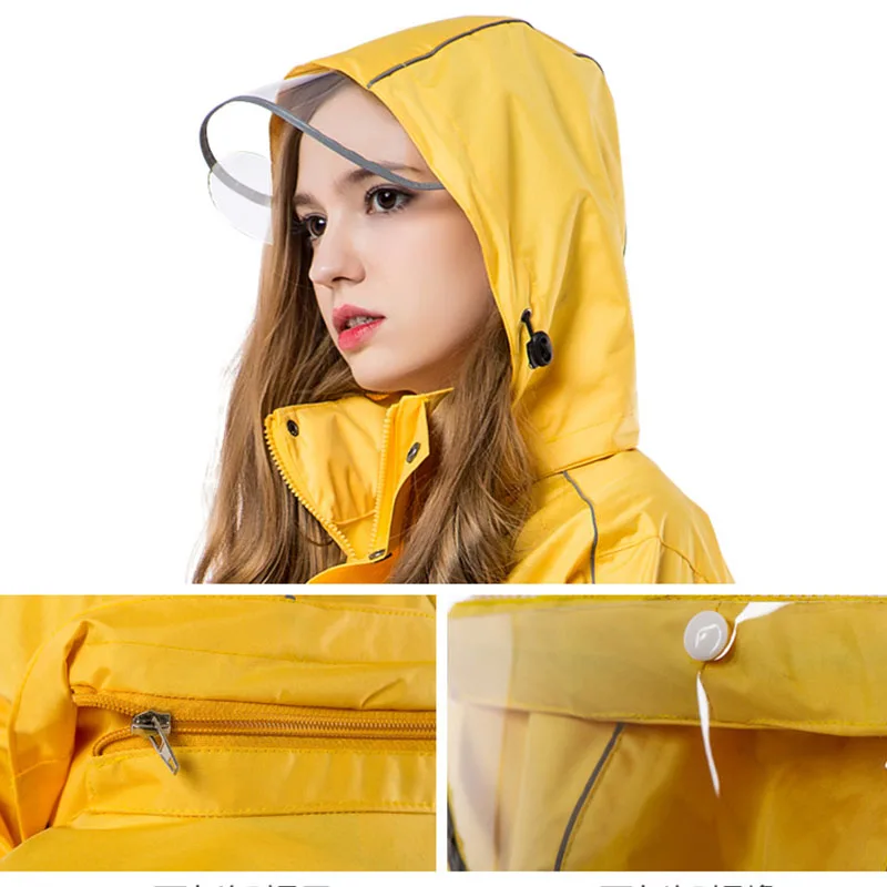 Дождевик Yuding из полиэстера для рыбалки мужские и женские дождевые брюки дождевик