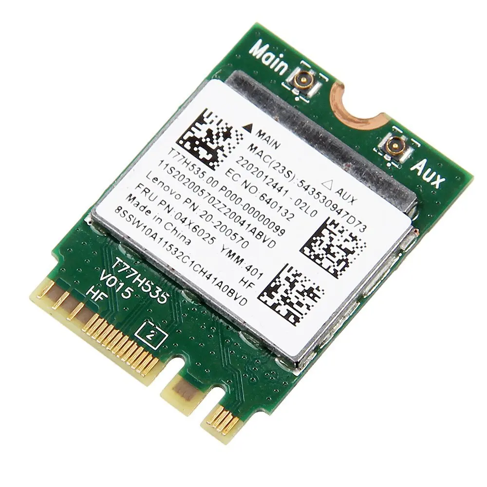 RealTek RTL8723BE NGFF Wlan Wifi BT Bluetooth Карта 802.11n для I B M Lenov o 04X6025 E450 E550 E455 E555 E450C сеть Wlan|bluetooth