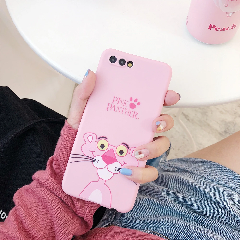 Lovely Pink Cases For HUAWEI P10 Plus Lite Panther Phone Case Mate 9 10 Pro P20 Nova 2 3E Honor V9 V10 |