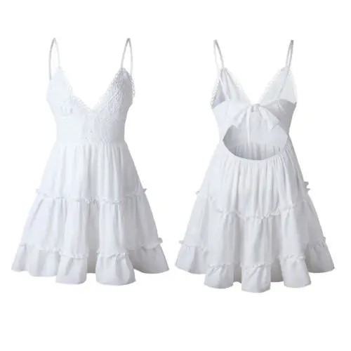 Мини-платье женское с V-образным вырезом повседневный вечерние вечерний клубный