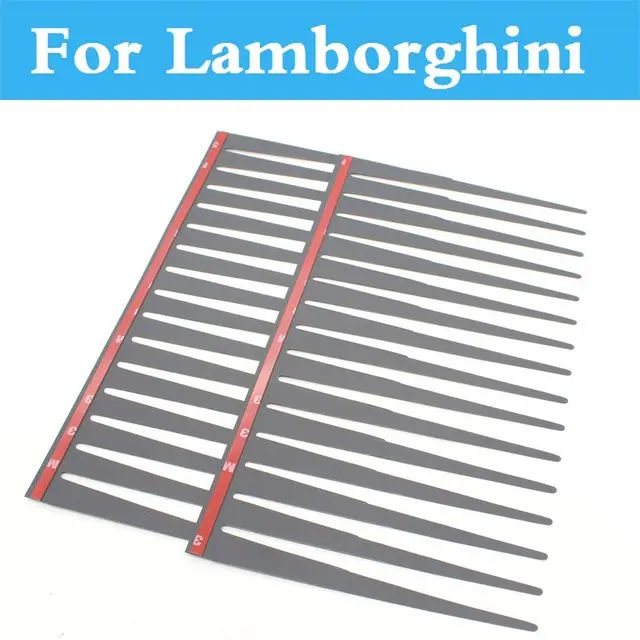 2PCS 3D Car Charming Black False Eyelashes Sticker For Lamborghini Elemento Veneno Murcielago Reventon Sesto Aventador Gallardo |