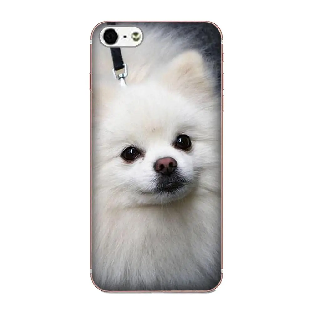 Pomeranian Puppy Dog мягкий оригинальный для Huawei P7 Honor 4C 5A 5C 5X 6 6C 6A 6X 7 7X 8 9 V8 V10 Y3II Y5II Y6II G8 Play Lite