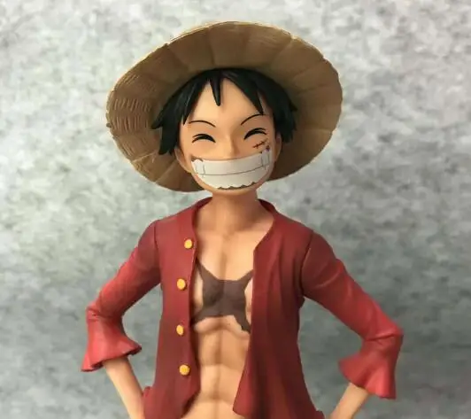 Аниме цельная соломенная шляпа Обезьяна D Luffy экшн-фигурки ПВХ Коллекционная