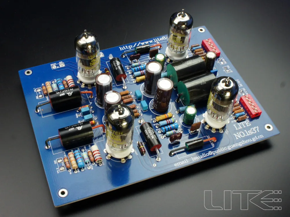 Собранный LS37 трубчатый Фонокорректор MM& MC Двойной вход