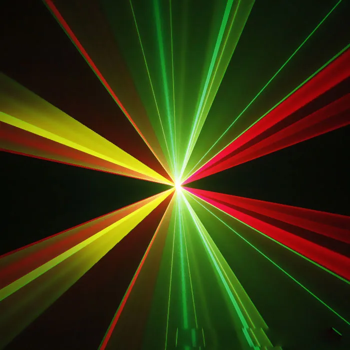 Дистанционный 200 МВт RGY лазерный сценическое освещение 8 CH DMX 512 PRO сканер DJ Party KTV