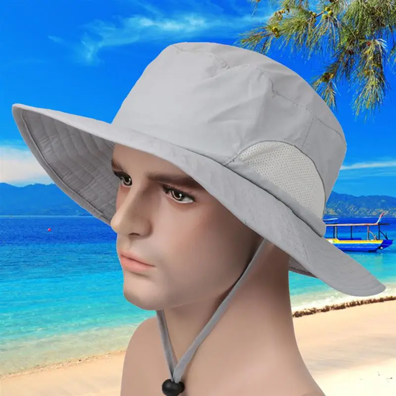 Outdoor Sun Hat with Wide Brim Quick Dry Protection Fishing Hiking Hunting Cap UV | Спорт и развлечения
