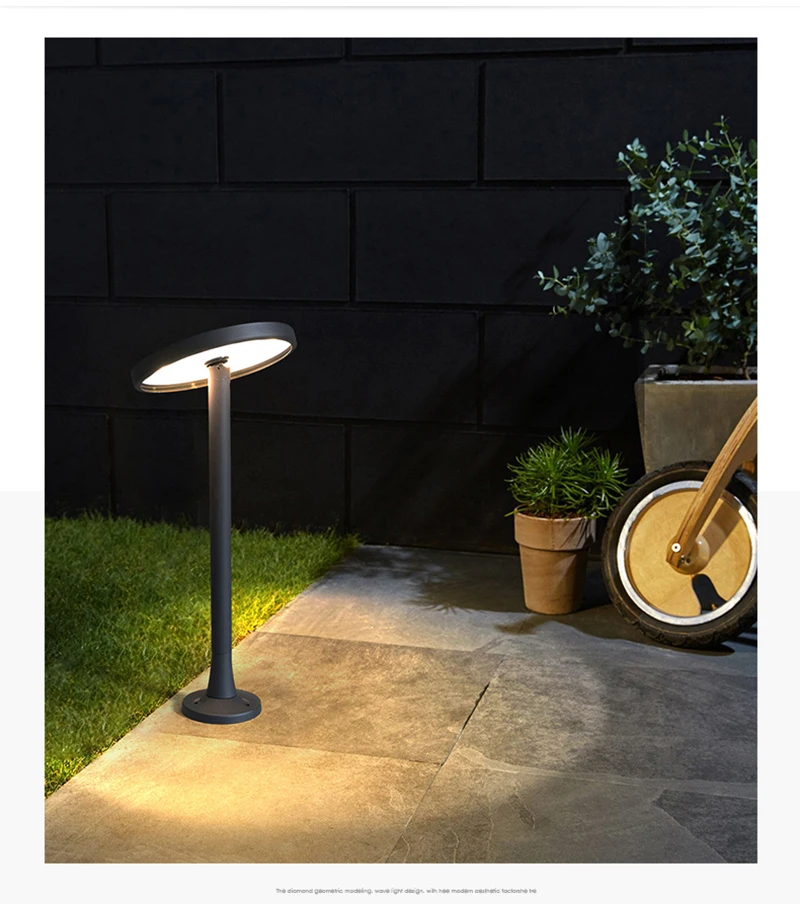 Новейший Hight Lumen наружный светодиодный садовый светильник IP65 водонепроницаемый