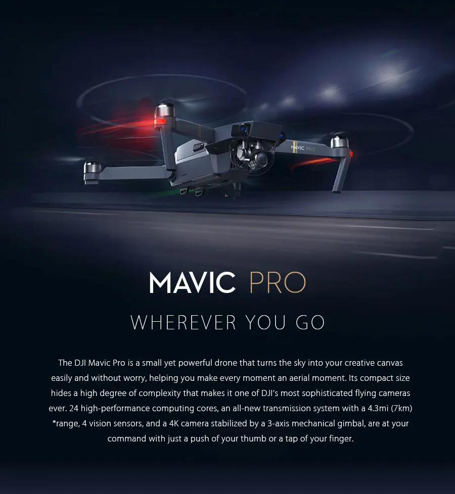 Взлетно-посадочная площадка для DJI Mavic Pro/DJI Mavic Pro Fly больше комбо, беспилотные летательные аппараты с Камера 4K HD видео Запись 3-осевой 7 км удаленного Управление Квадрокоптер Лидирующий бренд