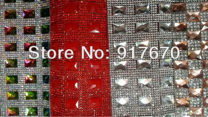 Горячий стиль! Горячая фиксация Кристалл бисера сетки обернуть рулон железо на