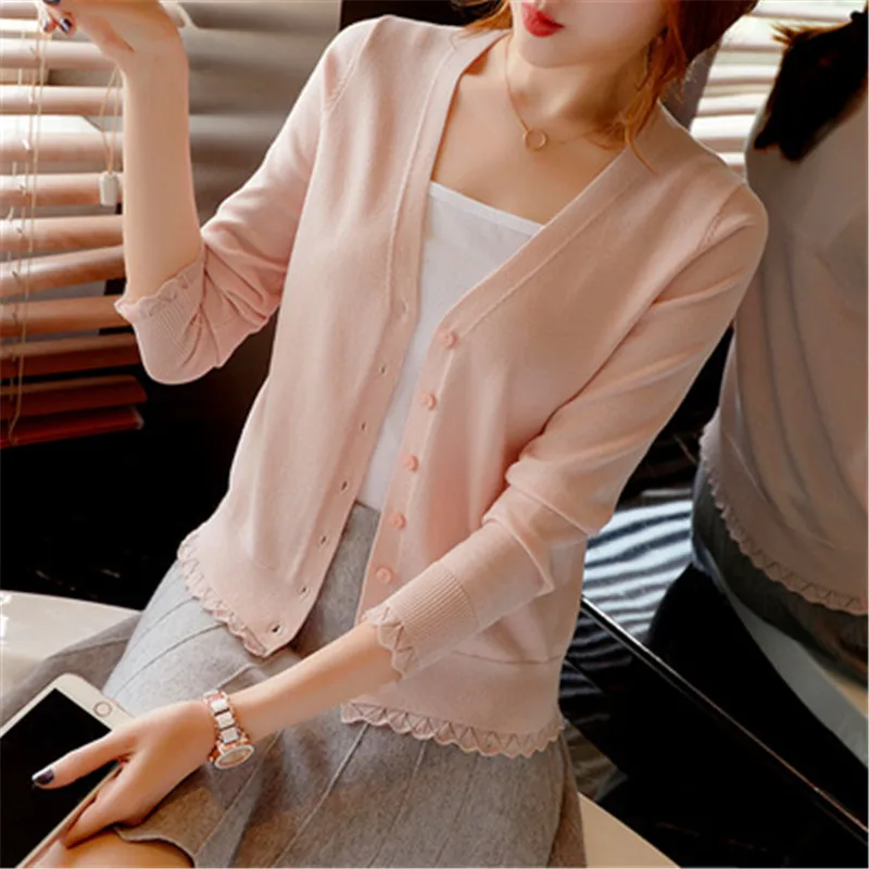 Большие размеры одноцветные вязаные кардиганы женские куртки пальто с длинным