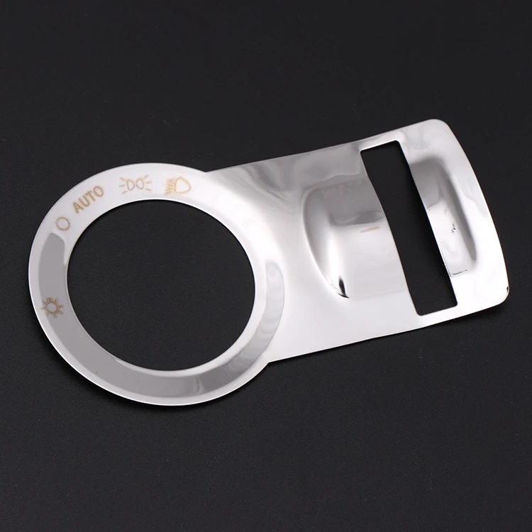 Украшение для переключателя фар из нержавеющей стали накладка наклейка чехол