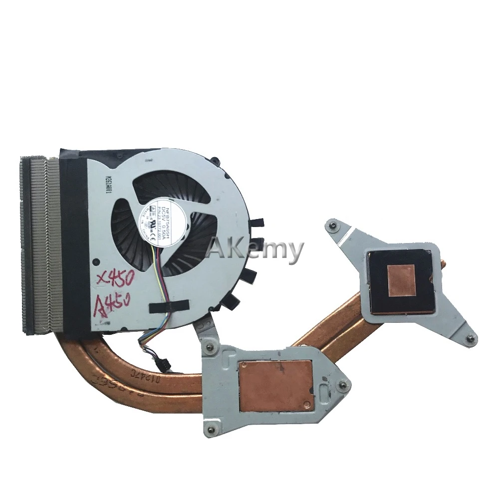 Akemy для ASUS F450 K450J A450J F450J K450V D451V X450 A450E X450VE X450J X450JF X450JN ноутбук Процессор радиатора Вентилятор