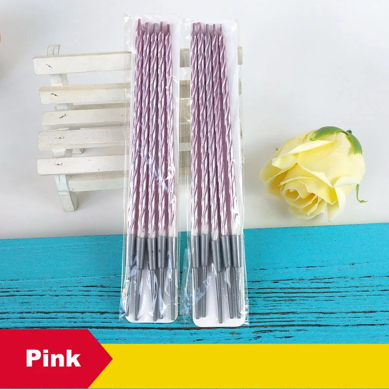 pink 100 box 100 коробка мечта красочные цвета свечи торт вечерние день рождения праздник поставки милые свечки на день рождения для кухни выпечки подарки - Цвет: pink 100 box