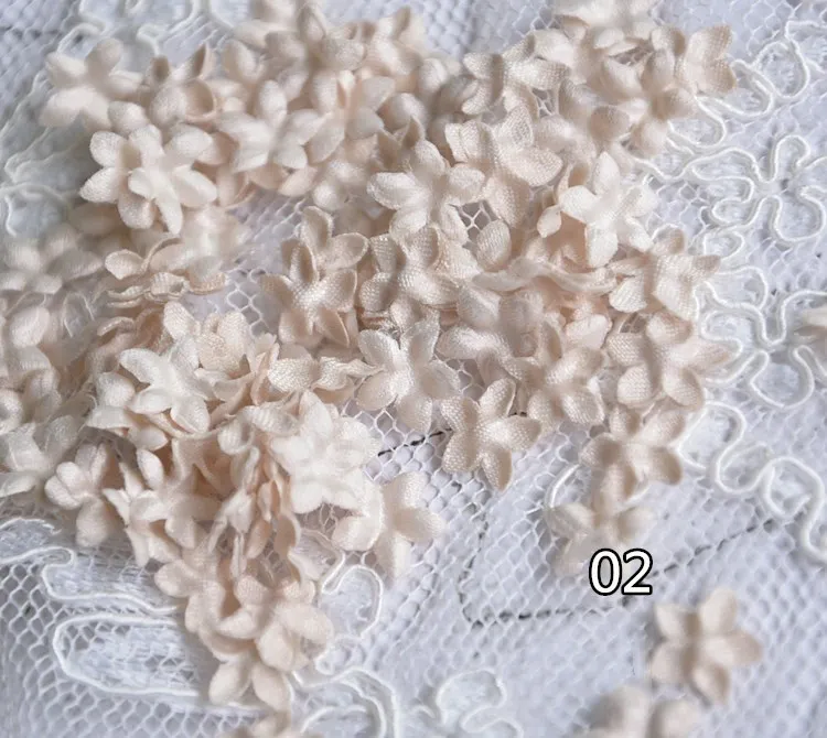 200 шт Белый Розовый DIY ручной работы 3D цветок свадебное платье ингредиенты пирографический Eugen пряжа головные уборы материалы RS1968