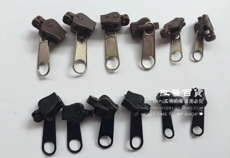 Горячая продажа 6 шт./лот универсальная мгновенная фиксация молнии как видно по